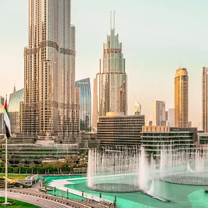 شقة Elite Royal - Full Burj Khalifa & Fountain View - Opal - 2 Bedrooms 1 Open Bedroom Without Partition دبي
